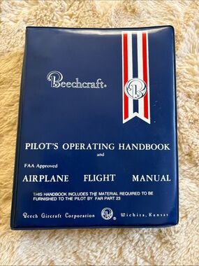 Beechcraft  Pilot's Operating Handbook - Airplane Flight Manual